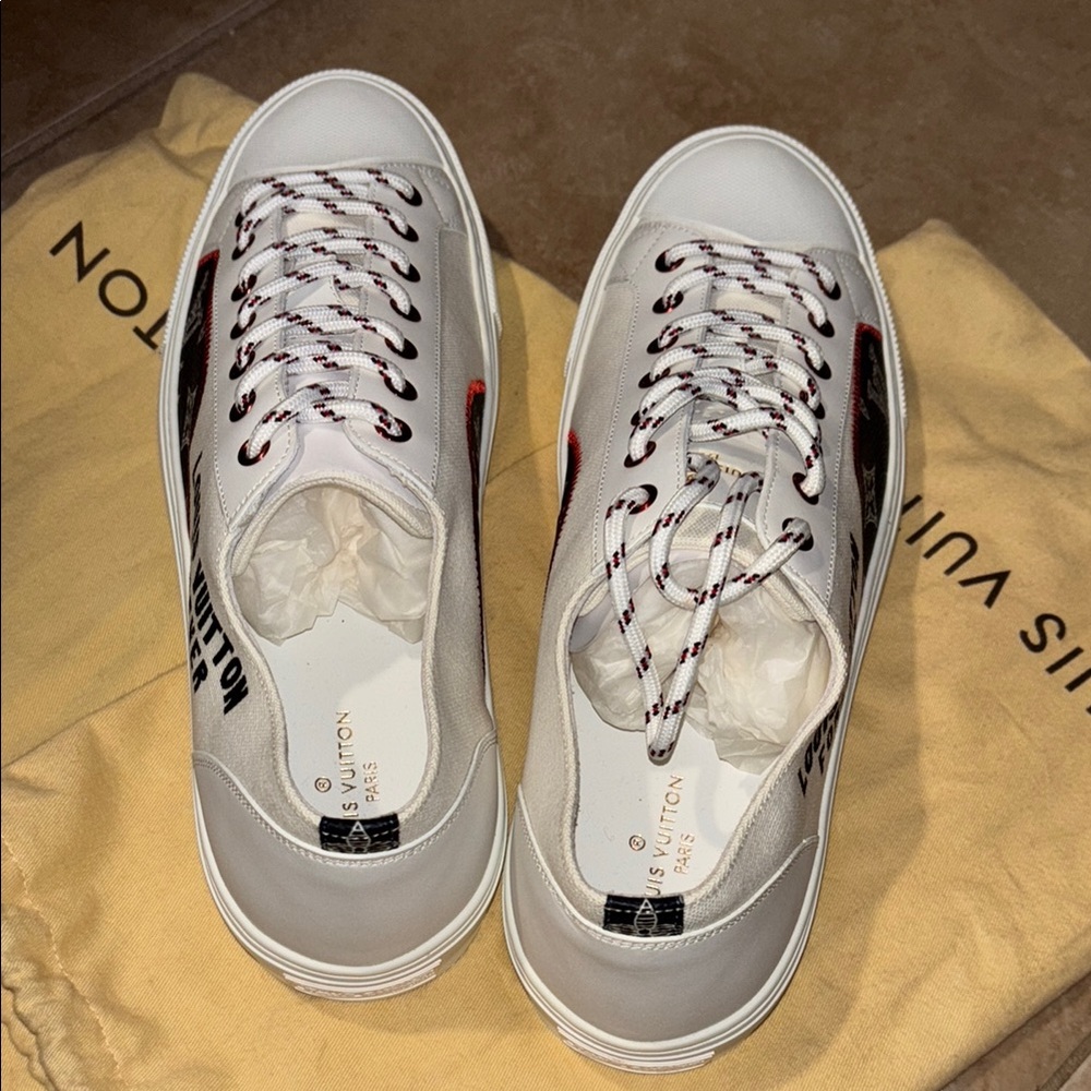 🎉Louis Vuitton White Men's Sneakers👟 - Picture 4 of 7